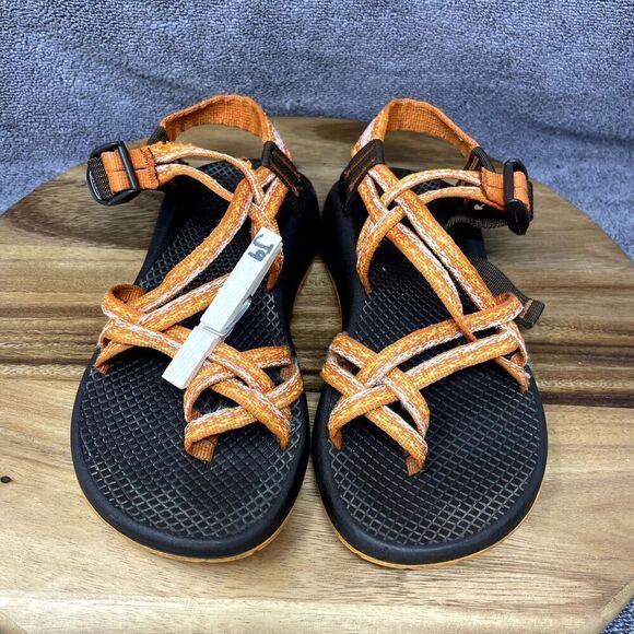 Chaco Womens ZX2 Sandals Classic Brown Orange Hiking Outdoor Toe Loop Women’s 7 - Picture 8 of 8